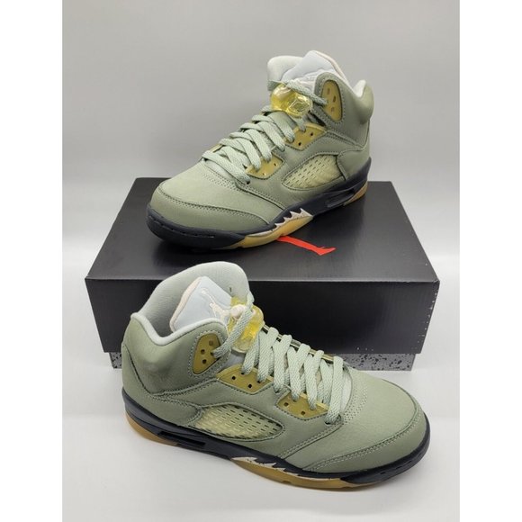 Air Jordan 5 Retro (GS) 'Jade Horizon' 440888-300 - Picture 5 of 9